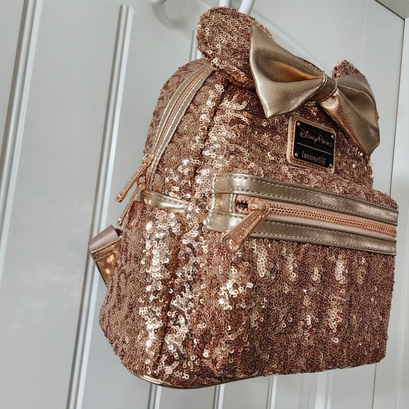 Loungefly rose gold sequin - Picture 4 of 6